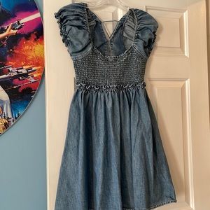 Free people Jean dress. Xs
